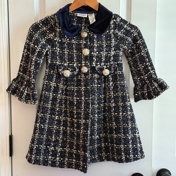 Blueberi Boulevard Coat Dress Size 6X - Picture 1 of 9